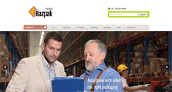 Desktop Screenshot of hazpak.com.au